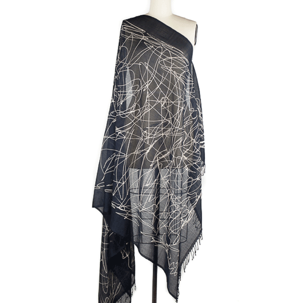 Twombly Static Sky Scarf