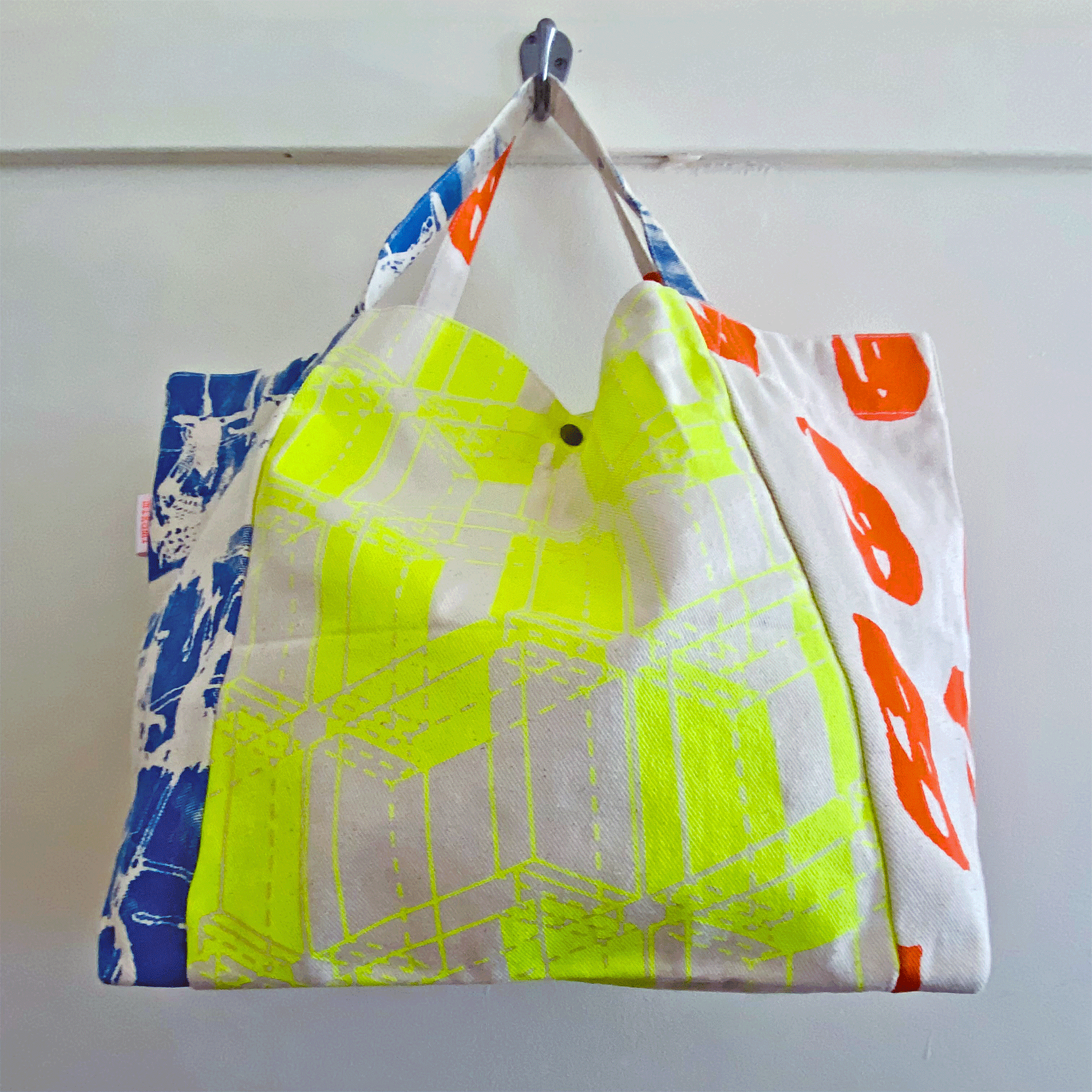 Printed Canvas Tote Bag